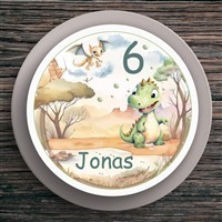 Tortenaufleger Geburtstag Dino #2 Name & Zahl (20cm)