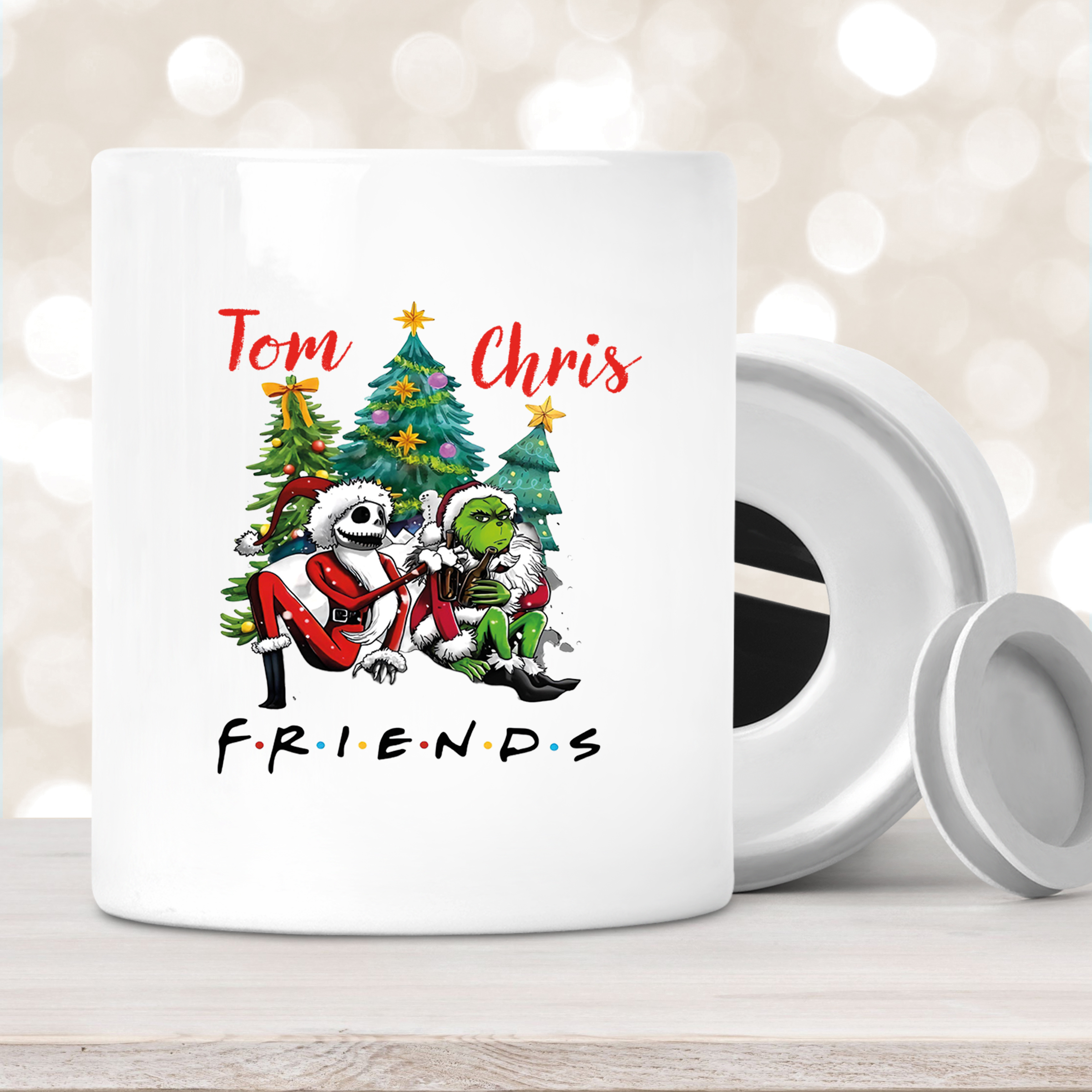 Spardose mit Wunschname Weihnachten Grinch #6 Personalisiert